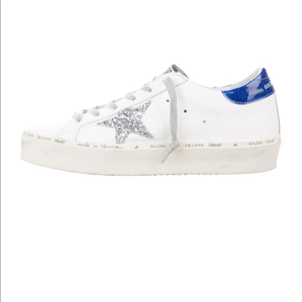 Golden Goose Hi Star Leather Sneakers